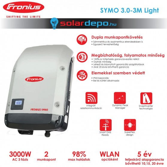 Fronius Symo 3.0-3-M Light 2MPP