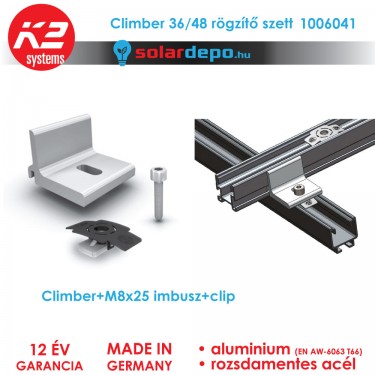 K2 Systems 1002286 Climber 36/48 szett